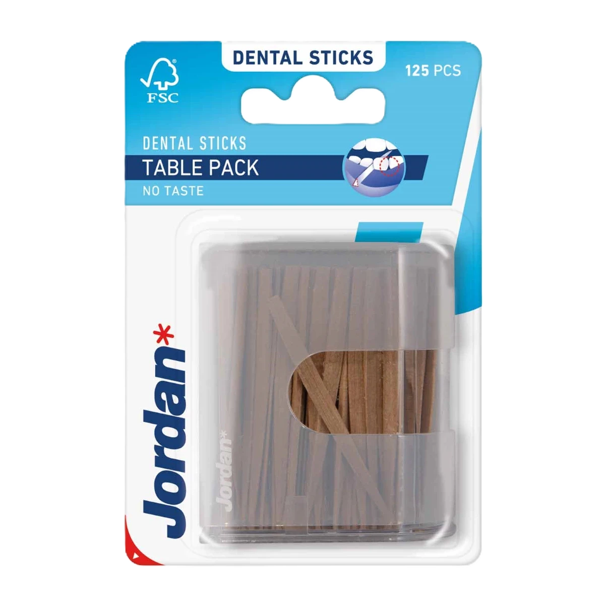 جوردن اعواد اسنان خسبية طبية، 125 عبوة