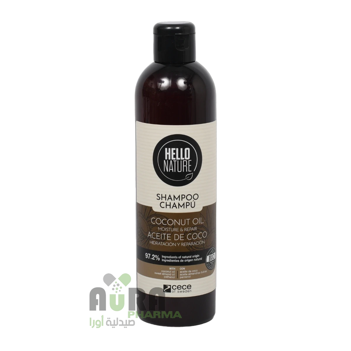 شامبو هيلو نيتشر 300 مل بزيت جوز الهند