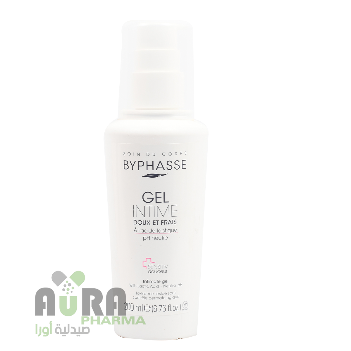 غسول مهبلي جل 200مل مع لاكتيك اسيد بيفاس