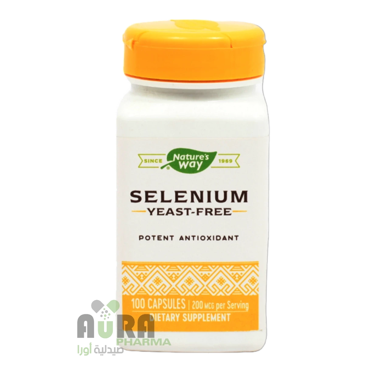 سيلينيوم خالي من الخميرة 100كبسول ناتشرز واي