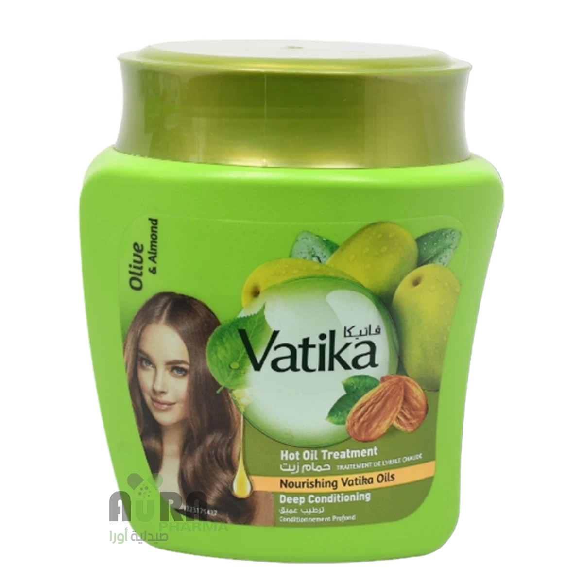 حمام زيت منوع 1كجم بزيت الزيتون واللوز فاتيكا