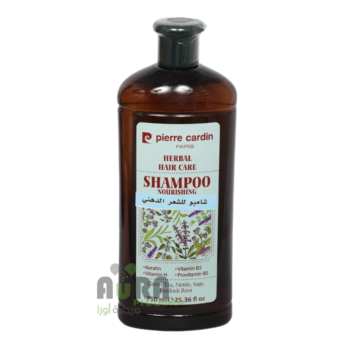 شامبو بيير كاردن العشبي للشعر الدهني 750 مل