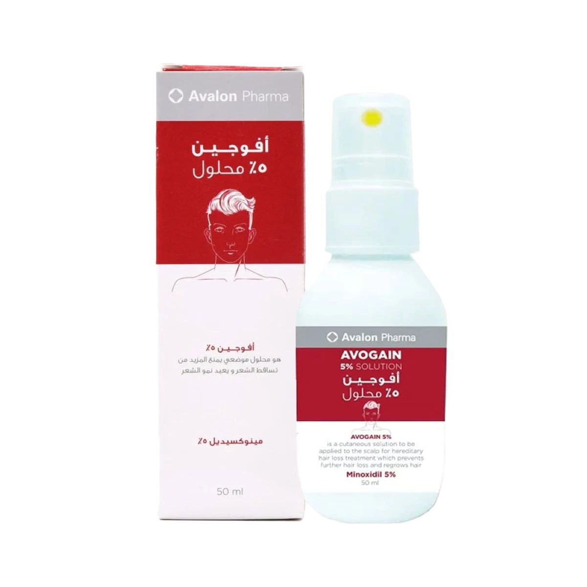افوجين 5% محلول بخاخ 50 مل افالون فارما