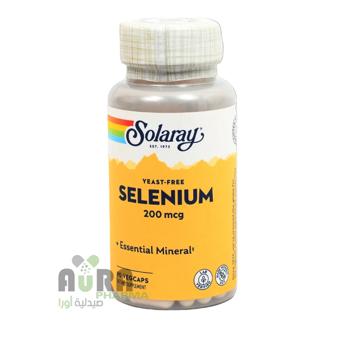 سيلينيوم 200 ميكروجرام 90 كبسولة سولاري