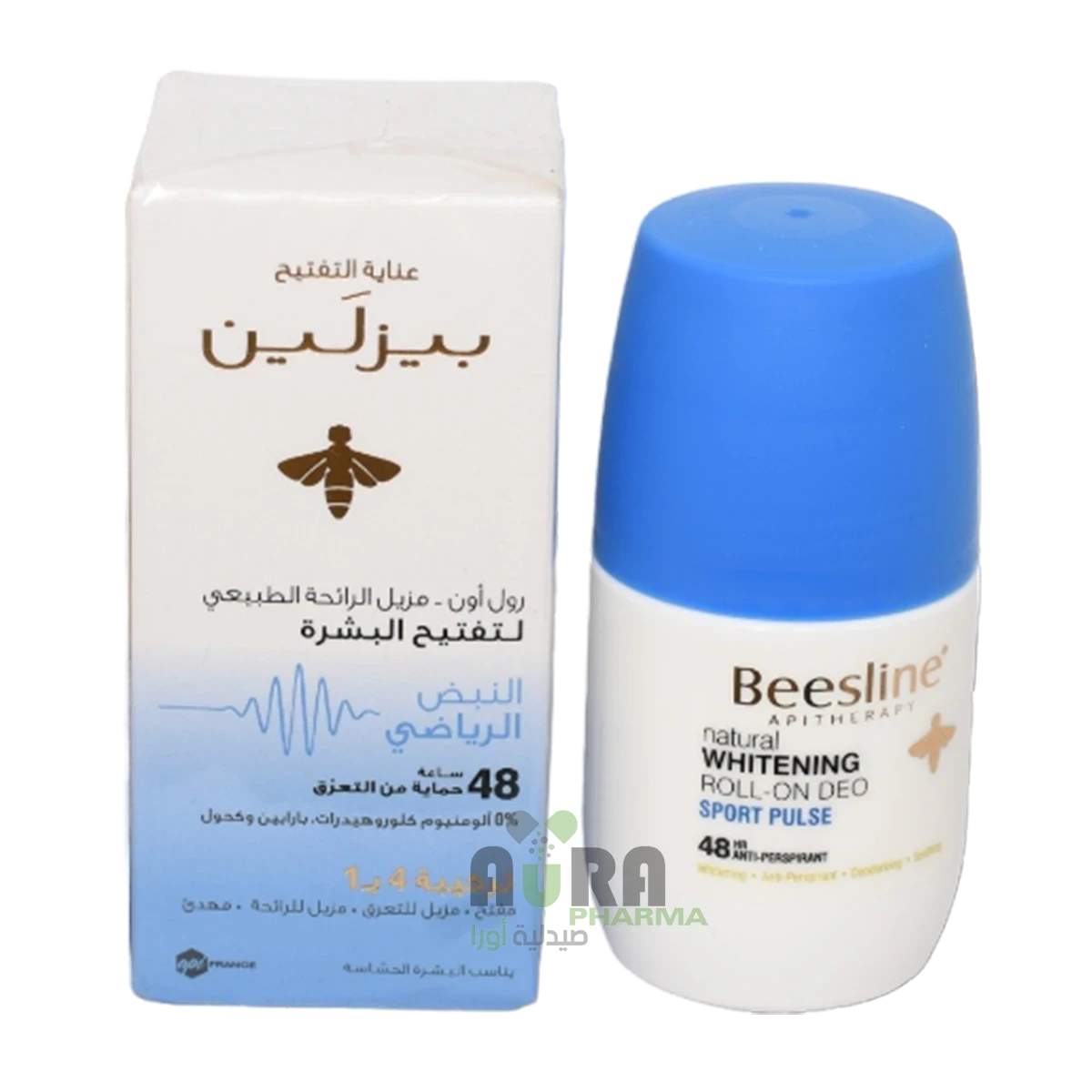 بيزلين رول اون مزيل الرائحة لتفتيح البشرة سبورت بلس - 50 مل