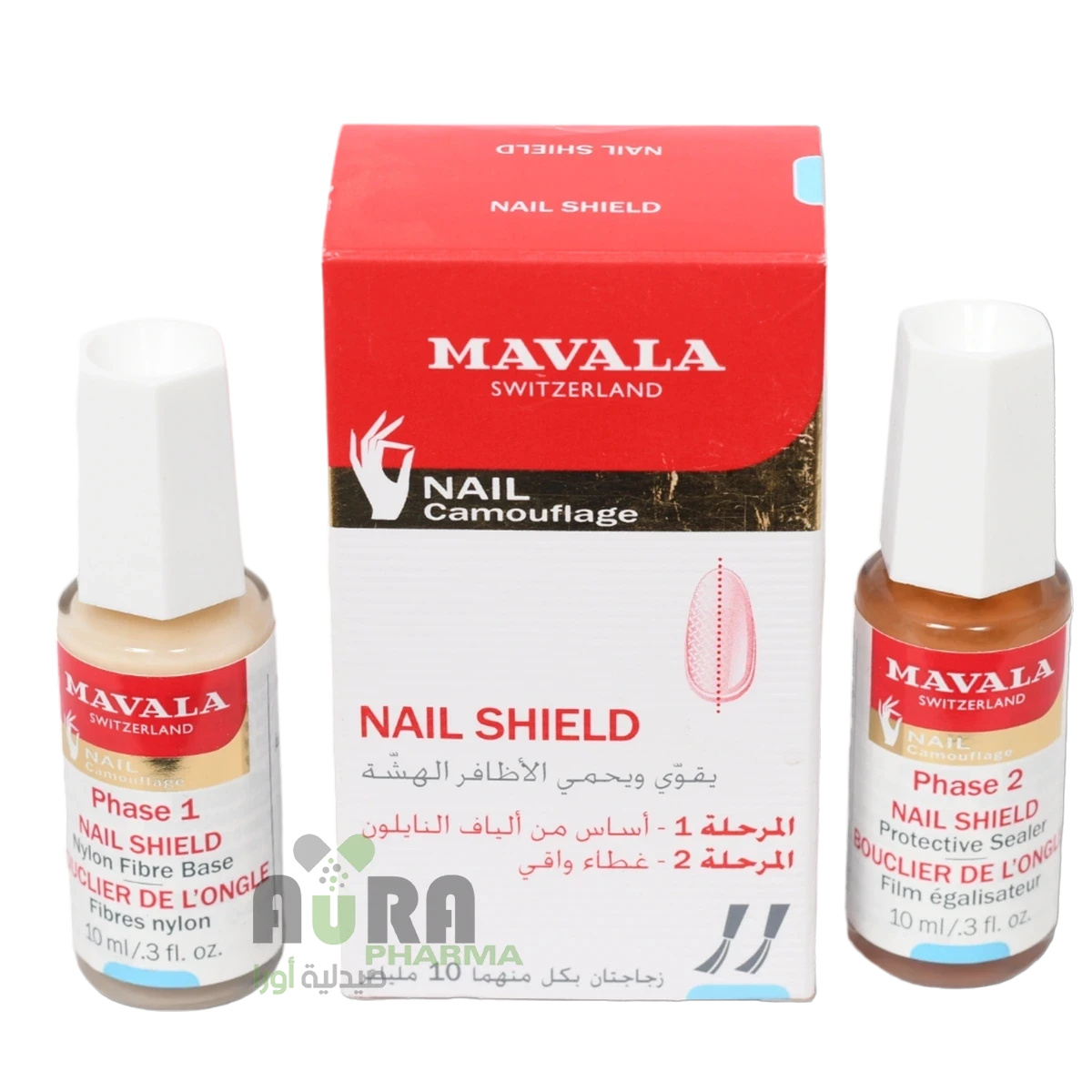 مافالا يقوي ويحمي الأظافر الهشه من التكسر2*10 مل