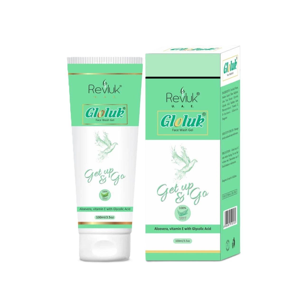 جلوكولوك غسول وجه بالصبار،100 مل