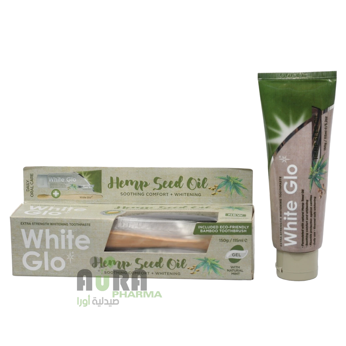 معجون وايت جلو بذرة القنب وصودا الخبز وانتي بكتريا 150جم