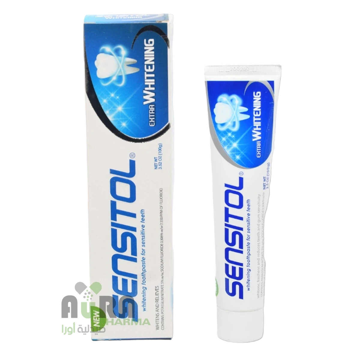 سنسيتول معجون اسنان مبيض 100غ