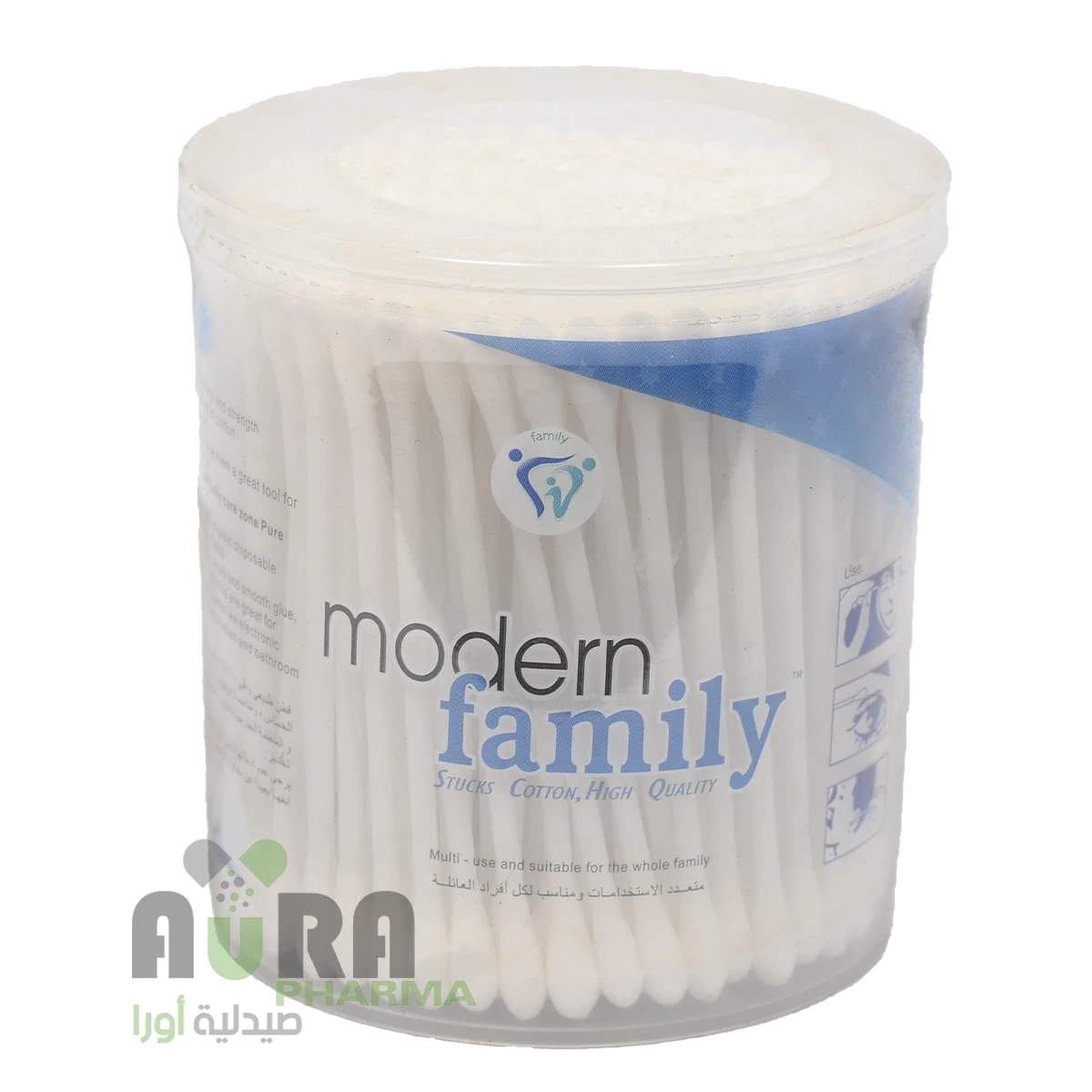 بيبي زون عود قطن 300 حبة ابيض 8414