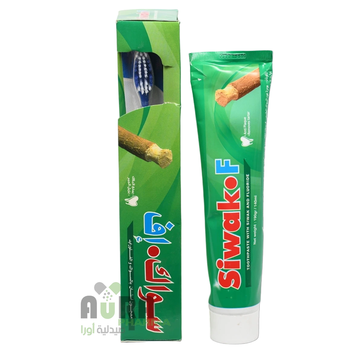 معجون سواك اف كبير مع الفرشاة 190جم الصانع