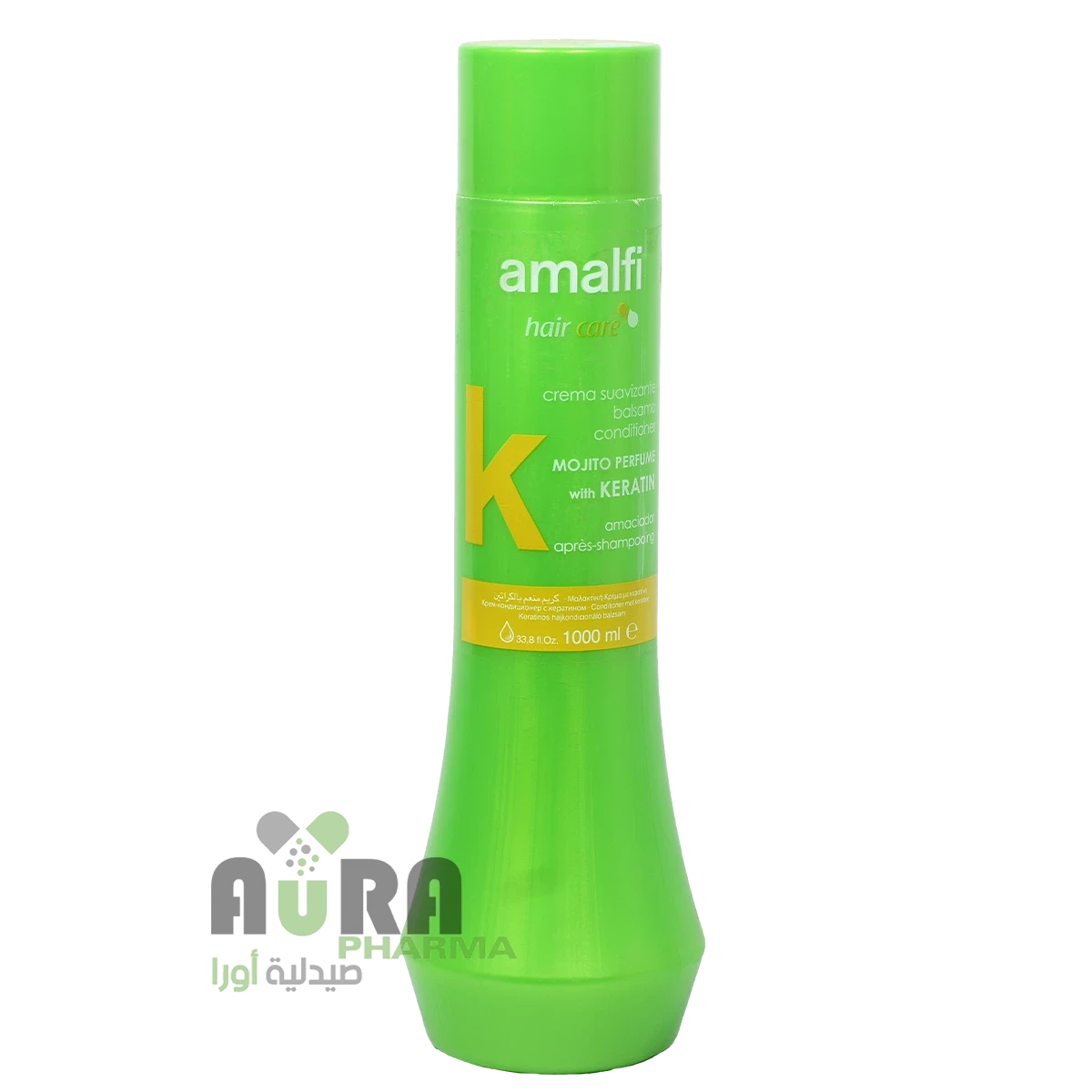 أمالفي بلسم للشعر للشعر الدهني بالكيراتين، 1000 مل