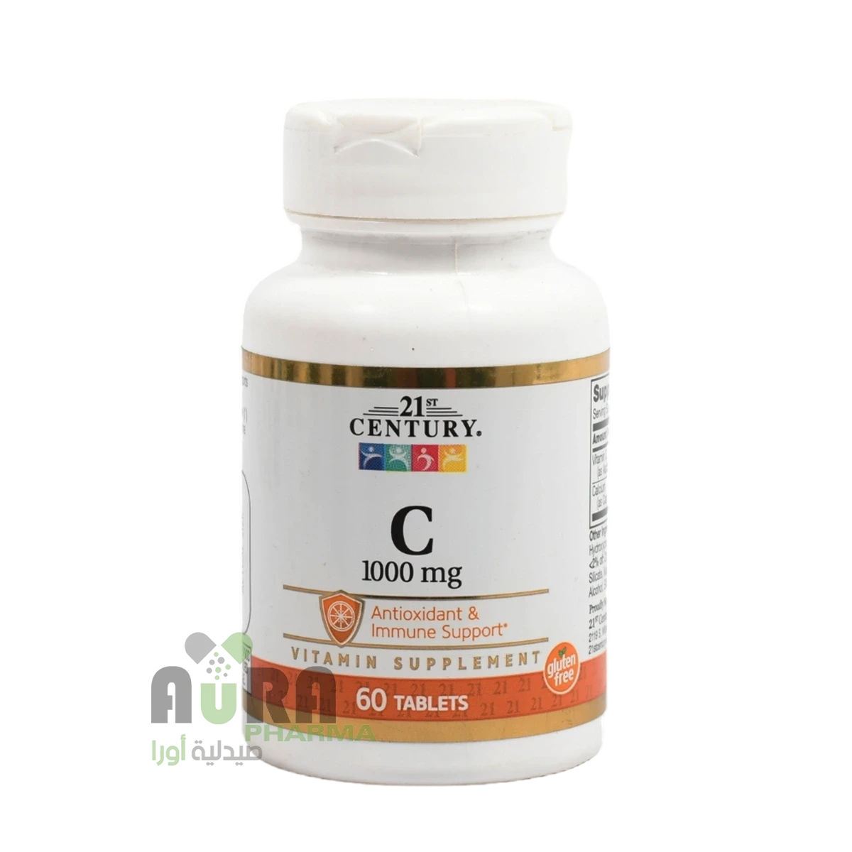 القرن الحادي والعشرين، فيتامين سي، 1000 ملجم، 60 قرصًا