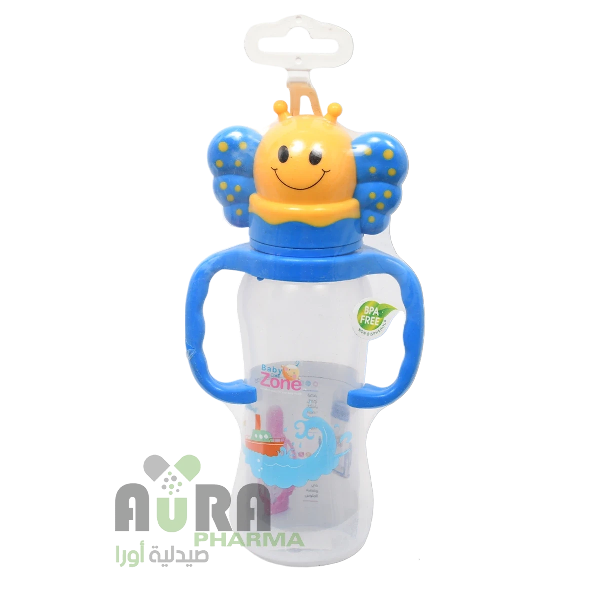 بيبي زون رضاعة 250مل بشكل نحلة 8535