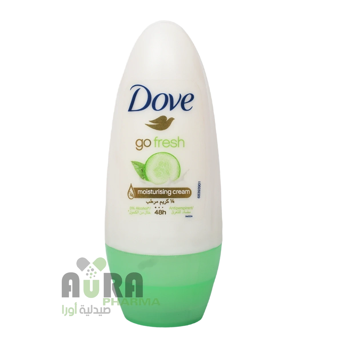 دوف مزيل العرق رول جو فريش بالخيار وأوراق الشاي 50 مل
