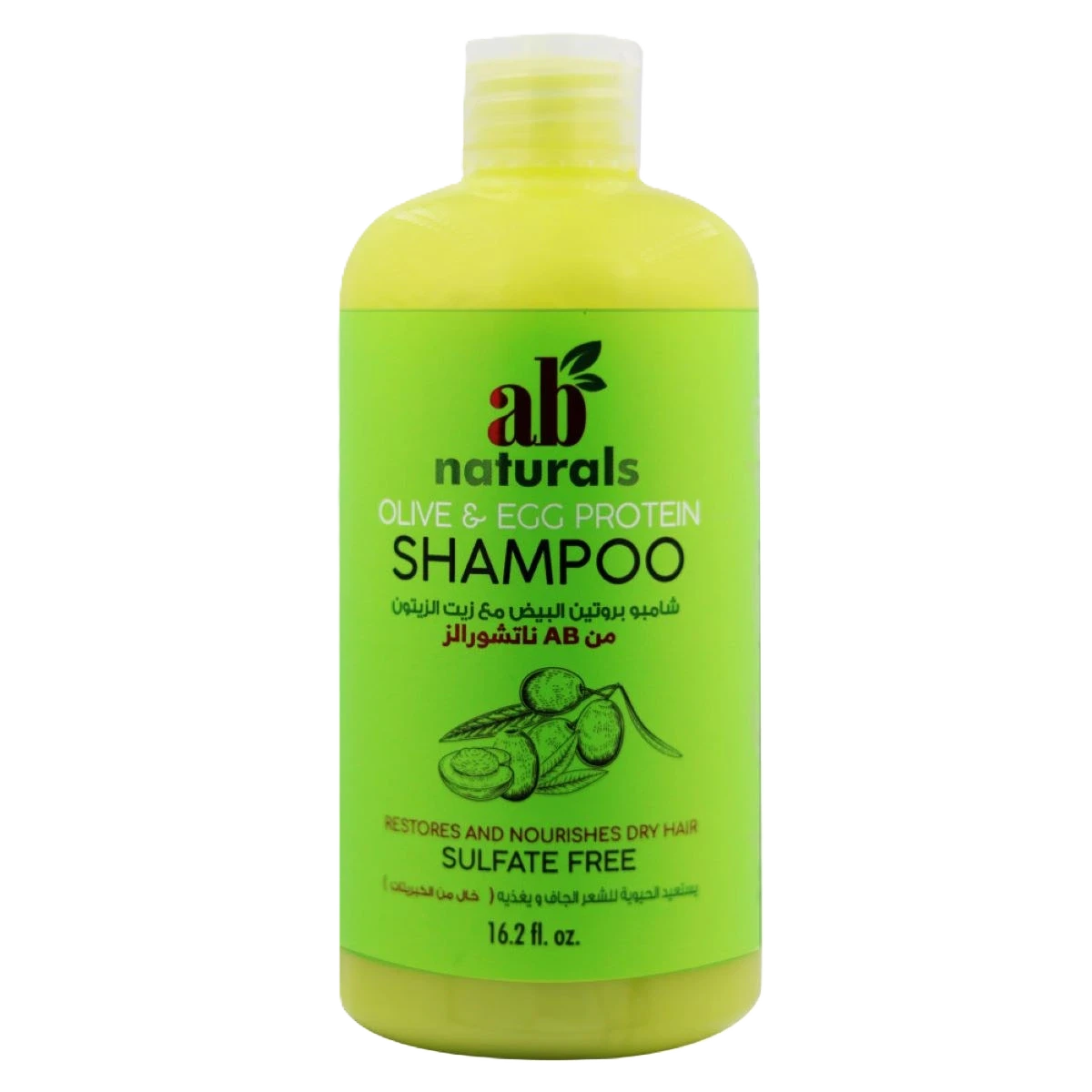 أي بي ناتشورالز شامبو ببروتين البيض مع زيت الزيتون،479 مل