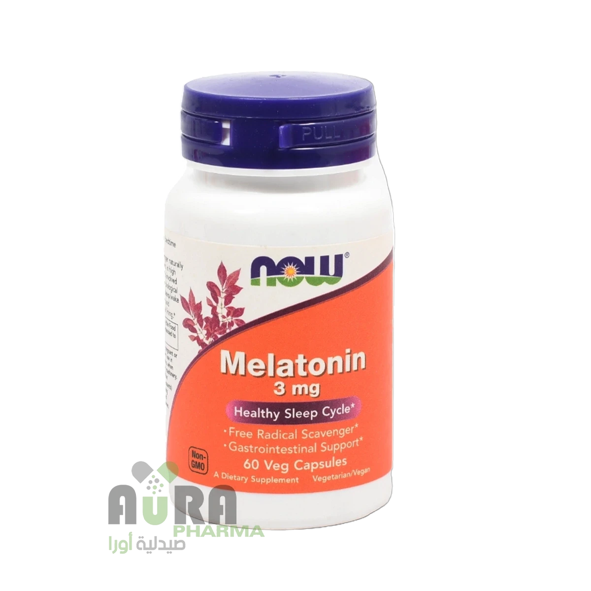 ميلاتونين 3ملجم 60كبسول ناو