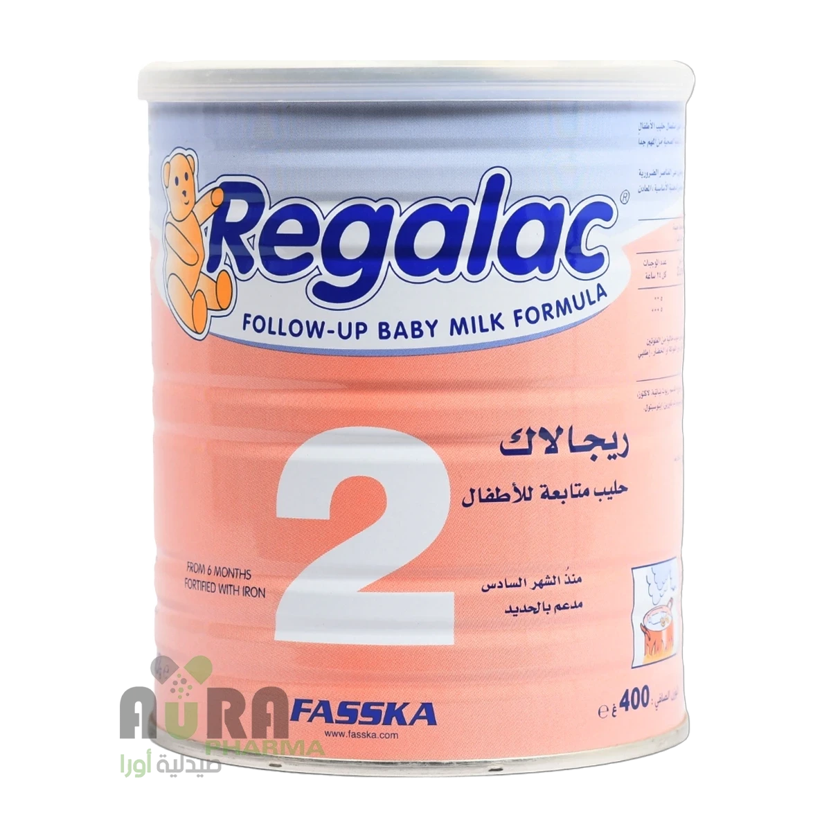 ريجالاك حليب متابعة للاطفال رقم 2, 400 جرام